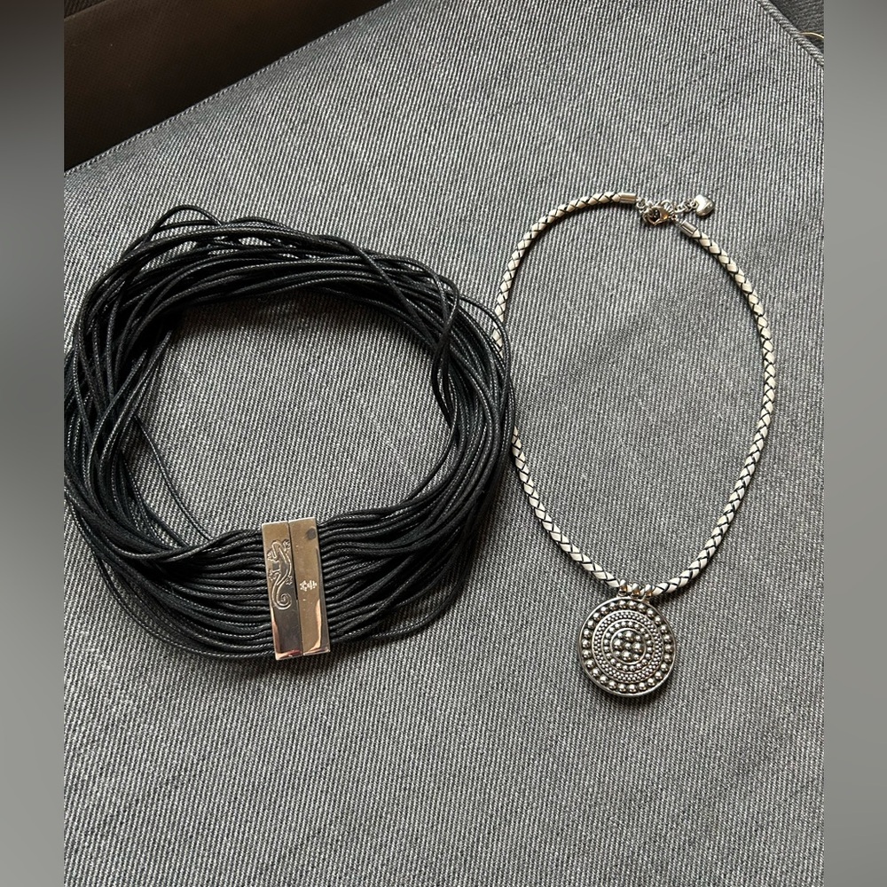 Tocara x2 necklaces. Stainless steel. Great condition!